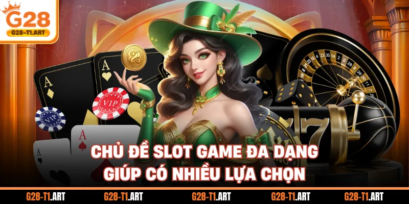 Chủ Đề Slot Game Đa Dạng Giúp Có Nhiều Lựa Chọn